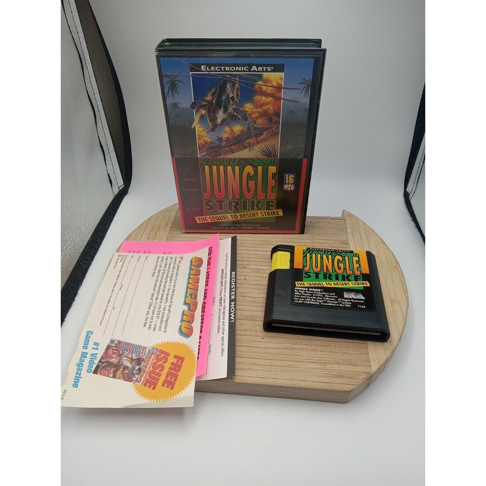 SEGA Genesis Jungle Strike The Sequel to Desert Strike No MANUAL